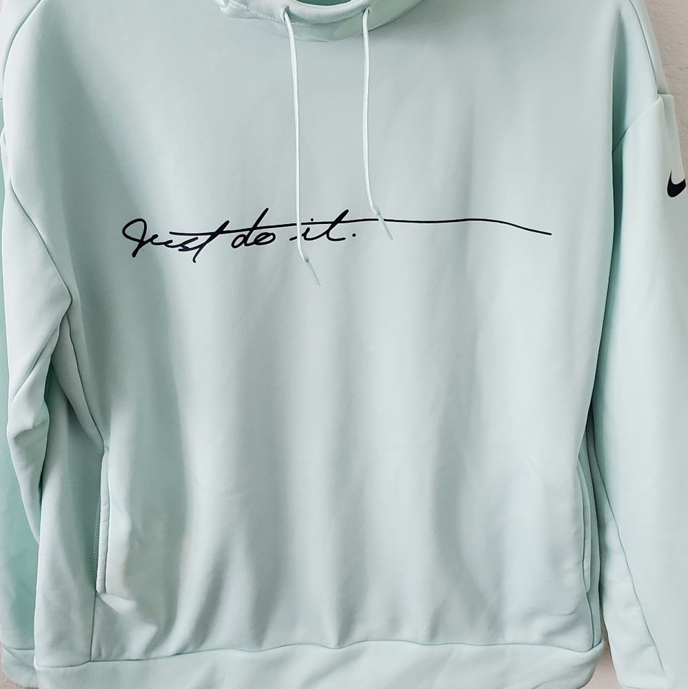 Nike light blue sweatshirt